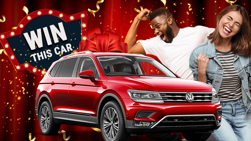 Drive off in a New VW Tiguan