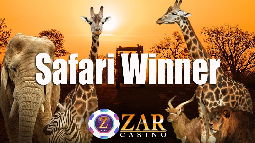 ZAR Casino Safari Winner